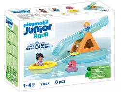 PLAYMOBIL JUNIOR AQUA - BALANÇOIRE AQUATIQUE AVEC BATEAU #71687